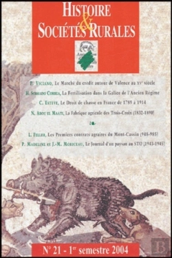 Bertrand.pt - Revue Histoire Et Societes Rurales Tome 21