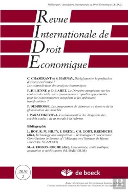 Bertrand.pt - Revue Internationale De Droit Economique 2010/2