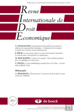 Bertrand.pt - Revue Internationale De Droit Economique 2012/1