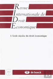 Revue Internationale De Droit Economique 2013/4 L'Ecole Nicoise De Droit Economique