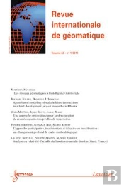 Revue Internationale De Geomatique Volume 22 N  1 Janviermars 2012
