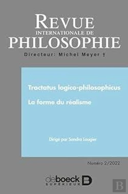 Bertrand.pt - Revue Internationale De Philosophie 2022/2-Tractatus Logico-Philosophicus. La Forme Du Réalisme