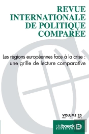 Revue Internationale De Politique Comparée 2016/3 - Les Régions Européennes Face À La Crise : Une Gr