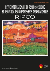 Revue Internationale De Psychosociologie Et De Gestion Des Comportements Organisationnels : Ripco