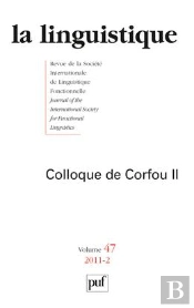Revue La Linguistique T.47/2