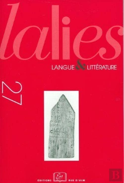 Bertrand.pt - Revue Lalies : Lalies 27/2007