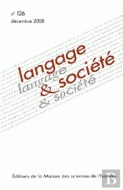 Revue Langage Et Societe T.126; Décembre 2008