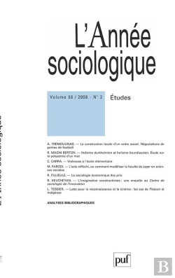 Bertrand.pt - Revue L'Annee Sociologique T.58-2; Études