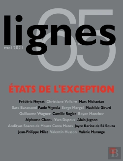 Bertrand.pt - Revue Lignes : Revue Lignes N°65 : Etats De L'Exception