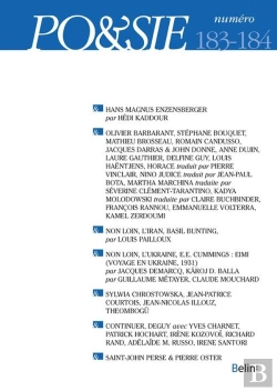 Bertrand.pt - Revue Po&Sie : Po&Sie N° 183-184 (2023-1/2)