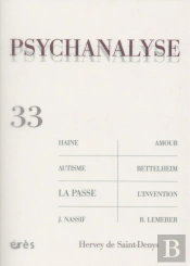 Revue Psychanalyse T.33
