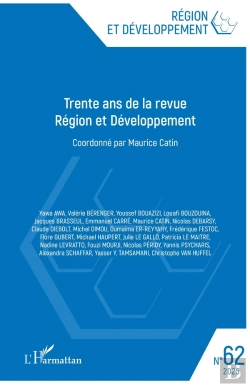 Bertrand.pt - Revue Région Et Développement Tome 62 : Trente Ans De La Revue Région Et Développement (Édition 2025)