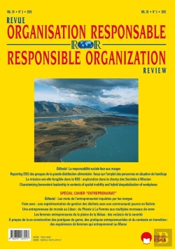 Bertrand.pt - Revue Responsabilite & Environnement : Revue Organisation Responsable Vol. 20 No 3 2025 - Spécial Cahier Entreprenariat : La Responsabilité Sociale Face Aux Marges