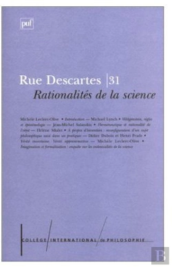 Bertrand.pt - Revue Rue Descartes T.31; Rationalités De La Science