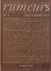 Revue Rumeur T.3 ; Septembre 2017