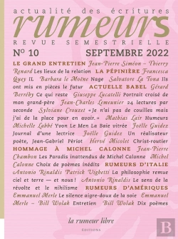 Bertrand.pt - Revue Rumeurs N 10 - Actualite Des Ecritures