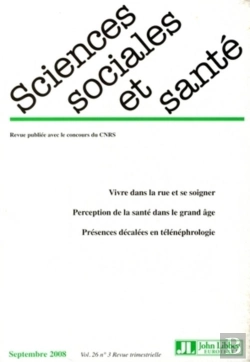 Bertrand.pt - Revue Sciences Sociales Et Sante. Septembre 2008. Vol. 26 No3