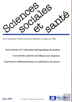 Bertrand.pt - Revue Sciences Sociales Et Sante. Vol 36 - N2/2018