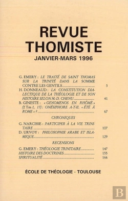 Bertrand.pt - Revue Thomiste - N 1/1996