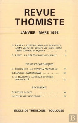 Bertrand.pt - Revue Thomiste - N 1/1998