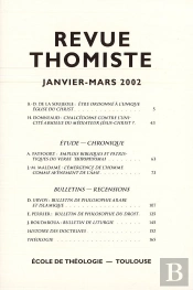 Revue Thomiste - N 1/2002