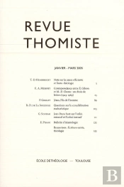 Revue Thomiste - N 1/2005