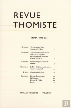 Bertrand.pt - Revue Thomiste - N 1/2013