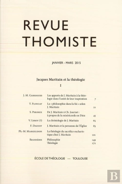 Bertrand.pt - Revue Thomiste - N 1/2015