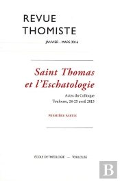 Revue Thomiste - N 1/2016