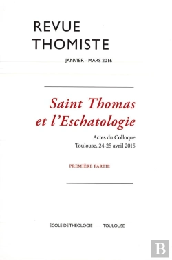 Bertrand.pt - Revue Thomiste - N 1/2016