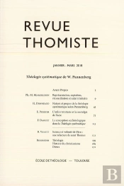 Revue Thomiste - N 1/2018