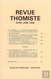 Revue Thomiste - N 2/1996