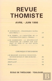 Revue Thomiste - N 2/1998
