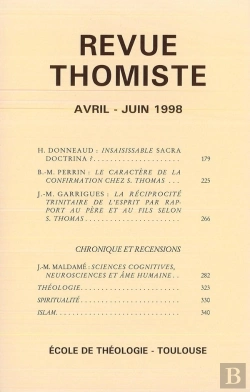 Bertrand.pt - Revue Thomiste - N 2/1998