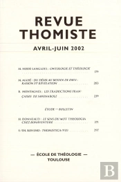 Revue Thomiste - N 2/2002
