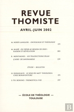 Bertrand.pt - Revue Thomiste - N 2/2002