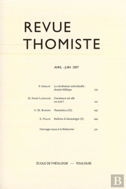 Bertrand.pt - Revue Thomiste - N 2/2007