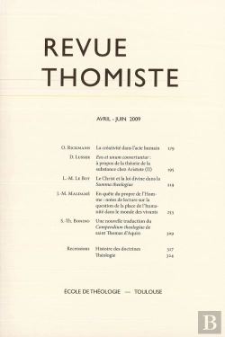 Bertrand.pt - Revue Thomiste - N 2/2009