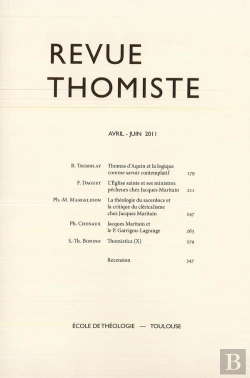Bertrand.pt - Revue Thomiste - N 2/2011