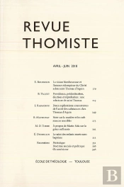 Revue Thomiste - N 2/2018