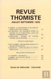 Revue Thomiste - N 3/1995