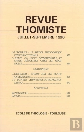 Revue Thomiste - N 3/1996