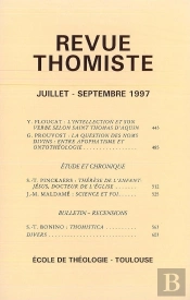 Revue Thomiste - N 3/1997
