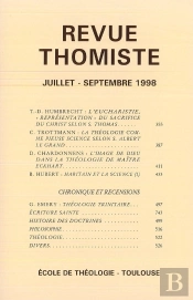 Revue Thomiste - N 3/1998