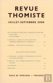 Revue Thomiste - N 3/2000
