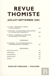 Revue Thomiste - N 3/2002