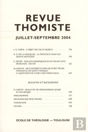 Revue Thomiste - N 3/2004