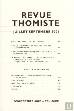 Bertrand.pt - Revue Thomiste - N 3/2004