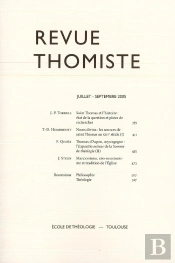 Revue Thomiste - N 3/2005