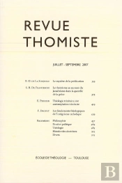 Revue Thomiste - N 3/2007
